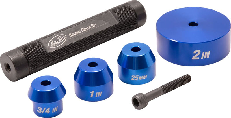 Wheel Bearing Driver Set For Harley Davidson Anodized / Blue