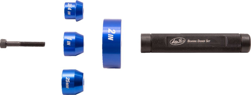 Wheel Bearing Driver Set For Harley Davidson Anodized / Blue