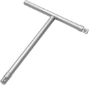 Dual Drive Mini T-Handles Nickel Pewter / Silver - 3/8 Inch