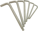 Euro Bike Torx Key Set Nickel Plated / Satin / Silver