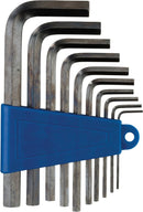 10-Piece Hex Wrench Set Blue / Silver