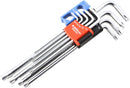 Extra Long Magnetic Torx Key Set Chrome