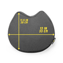 Motorcycle Air Cushion Saddle Lite Black