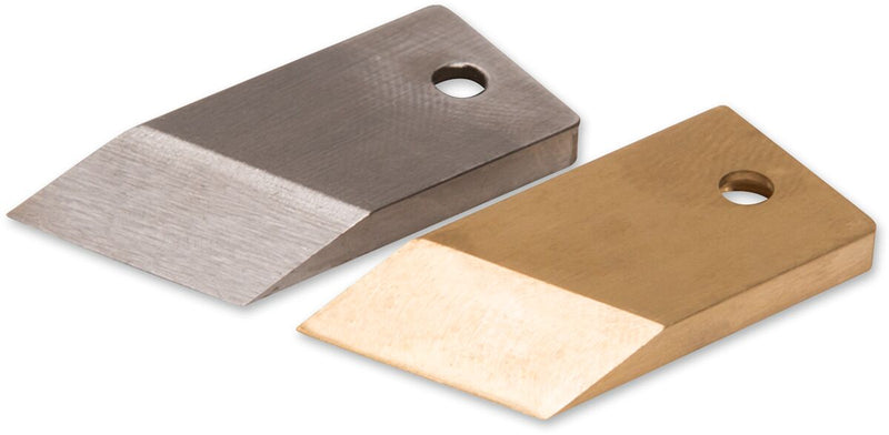 Gasket Scraper Replacement Blades Brass / Silver