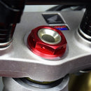 Steering Nut Red For Honda CR 125 R 2001-2007