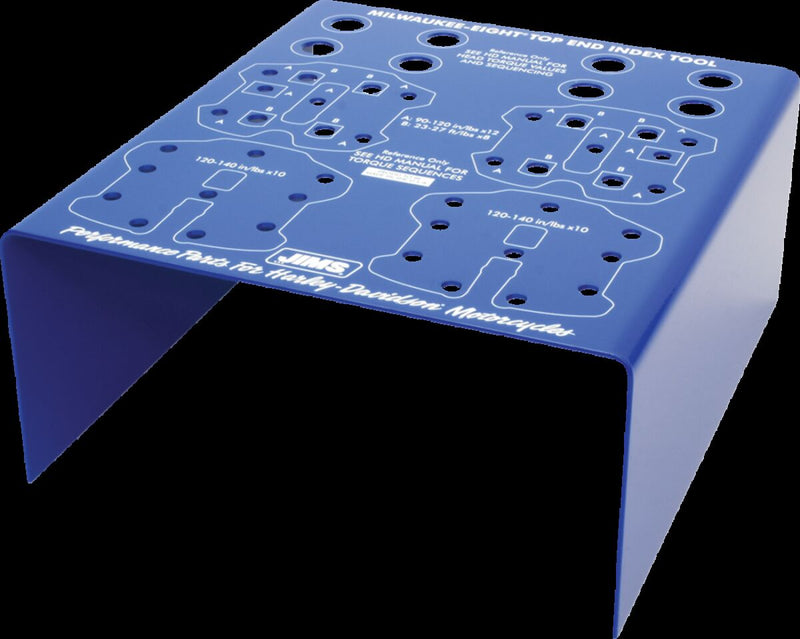 Hardware Organizer M8 Blue / Powder-Coated For Harley Davidson FLHRC 1750 ABS 2017-2019