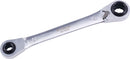 4-In-1 Reversible Ratchet Wrench Silver - 10 MM