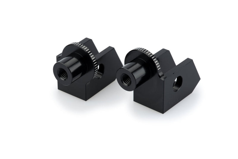 Footpeg Adaptors Rider Black Anodised Aluminium For Honda CRF 1100 L Africa Twin 2020-Current