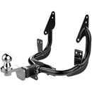 Receiver Trailer Hitch Black / Powder-Coated For Harley Davidson FLHR 1340 1994-1998 - 47.6 MM