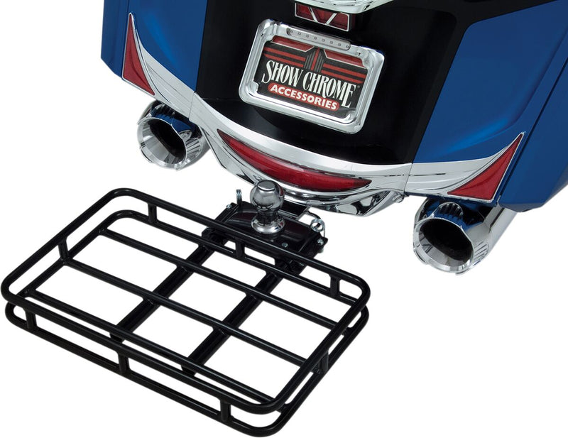 Universal Trailer Hitch Rack Black / Powder-Coated For Honda GL 1500 1988-1990