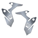 3D Motorcycle Stickers - Tank Sides Silver For BMW R 1250 GS 2021>2024