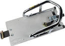 Removable Series E-Track Wheel Chock Chrome/Silver - 16.5 CM