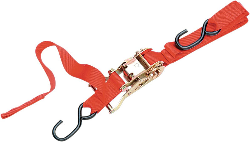 Heavy-Duty Ratcheting Tie-Downs With Built-In Assist Red