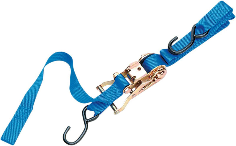 Heavy-Duty Ratcheting Tie-Downs With Built-In Assist Blue