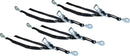 Ratcheting Tiedown Pack Black - 244 CM