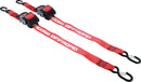 Retractable Ratcheting Straps Red - 305 CM