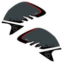 3D Motorcycle Stickers - Tank Sides For Ducati Monster 937/937+ 2021>2025