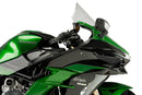 Side Downforce Spoilers Black For Kawasaki Ninja H2 SX 2018-2019