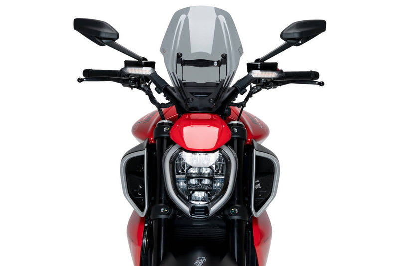 Adjustable Sport Screen Light Smoke For Ducati Diavel V4 2024-Current