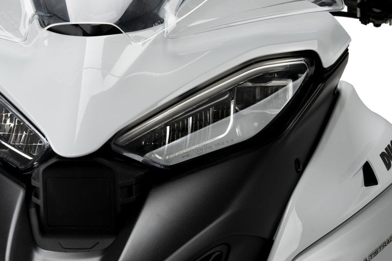 Adhere Headlight Guard Clear For Ducati Multistrada V4 (incl. Pikes Peak / Rally) 2021-Current