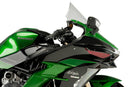 Side Downforce Spoilers Black / Red For Kawasaki Ninja H2 SX 2018-2019