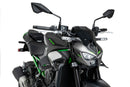 D12 Side Downforce Wings Matt Black For Kawasaki Z900/SE 2025>Current