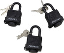 Weatherproof Padlock Black