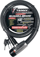 Quad-Braid Integrated Cable Lock