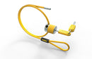Multifunction Cable Lock Yellow