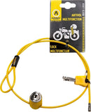 Multifunction Cable Lock Yellow