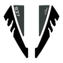 3D Motorcycle Stickers - Windshield For Ducati Monster 937+ 2021>2025
