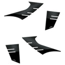 3D Motorcycle Stickers - Tank Sides Carbon Look Yamaha Tracer 9 2021>Current