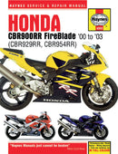 Motorcycle Repair Manual For Honda CBR 929 RR 2000-2001