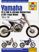 Service Manual For Yamaha WR 250 F 2001-2008