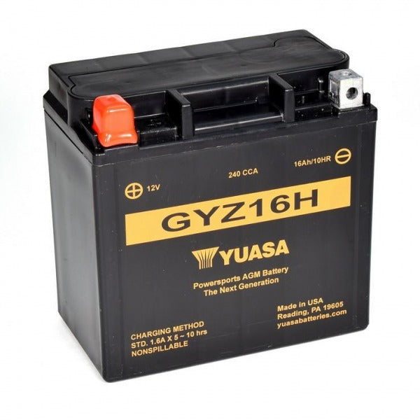 Battery GYZ16H-12V High Performance MF VRLA Factory Activated Sealed