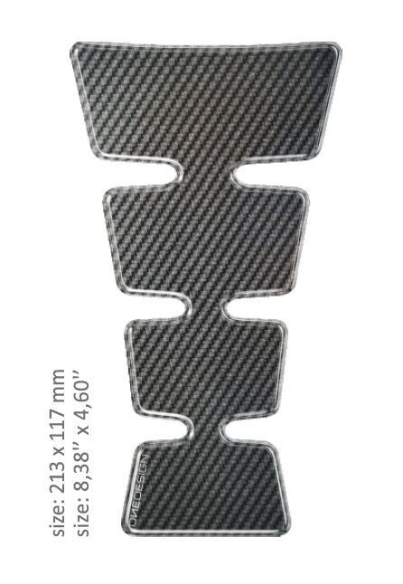 One Design Universal Gold Shape CGMAXCP Tank Pad Carbon Fiber