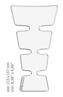 One Design Universal Gold Shape Tank Pad Clear