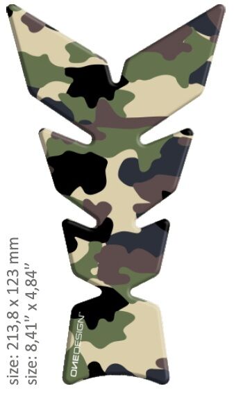 One Design Moon Camo Sand Soft Tank Pad