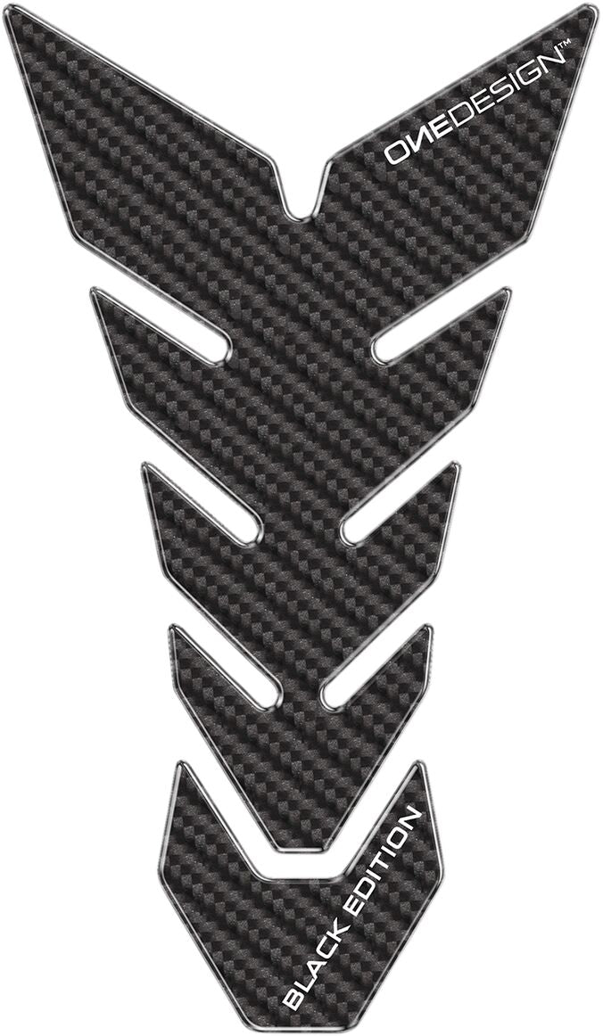 One Design Black Edition Carbon Tank Pad Black / Carbon Fiber