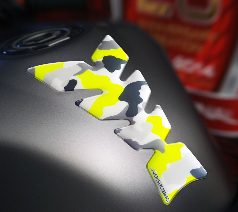 One Design Moon Tank Pad Camo Fluo Yellow