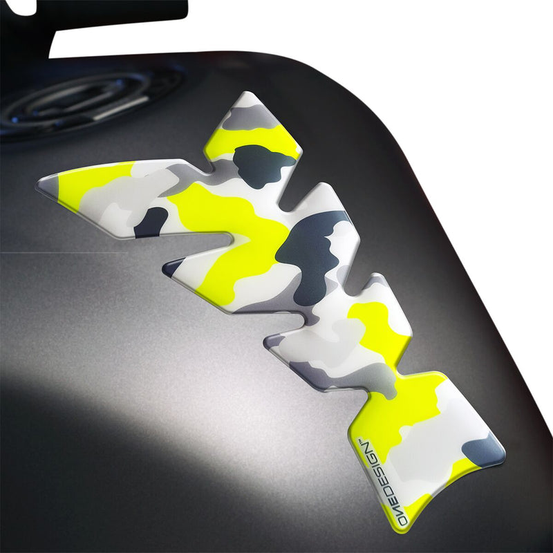 One Design Moon Tank Pad Camo Fluo Yellow