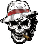 One Design Flat 5031P UV Label White Skull