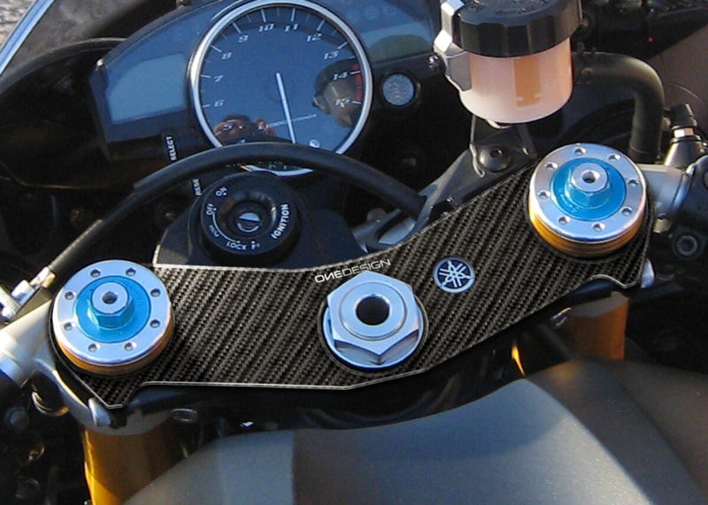 One Design Yoke Protector Carbon Fiber For YZF-R1