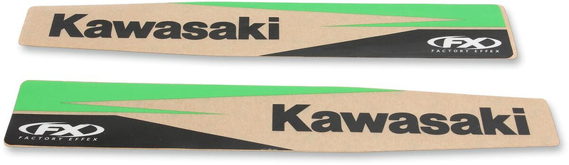 Factory Effex Swingarm Graphics Black / Green For Kawasaki KX 125 M 2004