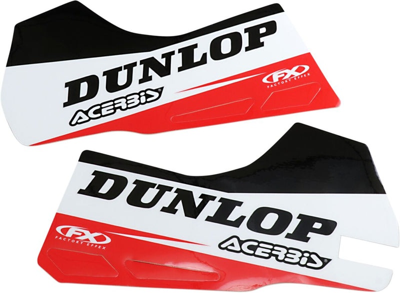 Factory Effex Lower Fork Guard Graphics Black / Red / White For Honda CRF 250 R 2019