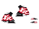 Dream 4 Graphics Kit Black / Red / White For Honda XR 600 R 1988-1999