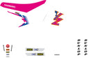 Graphics Kit Green / Multi / Pink / White For Yamaha YZ 125 1993-1995