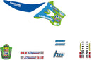 Graphics Kit Blue / Green / Multi / White For Kawasaki KX 125 K 1994-1998