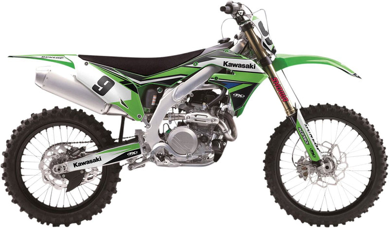 Factory Effex EVO18 Series Graphic Kit For Kawasaki KX 100 2014