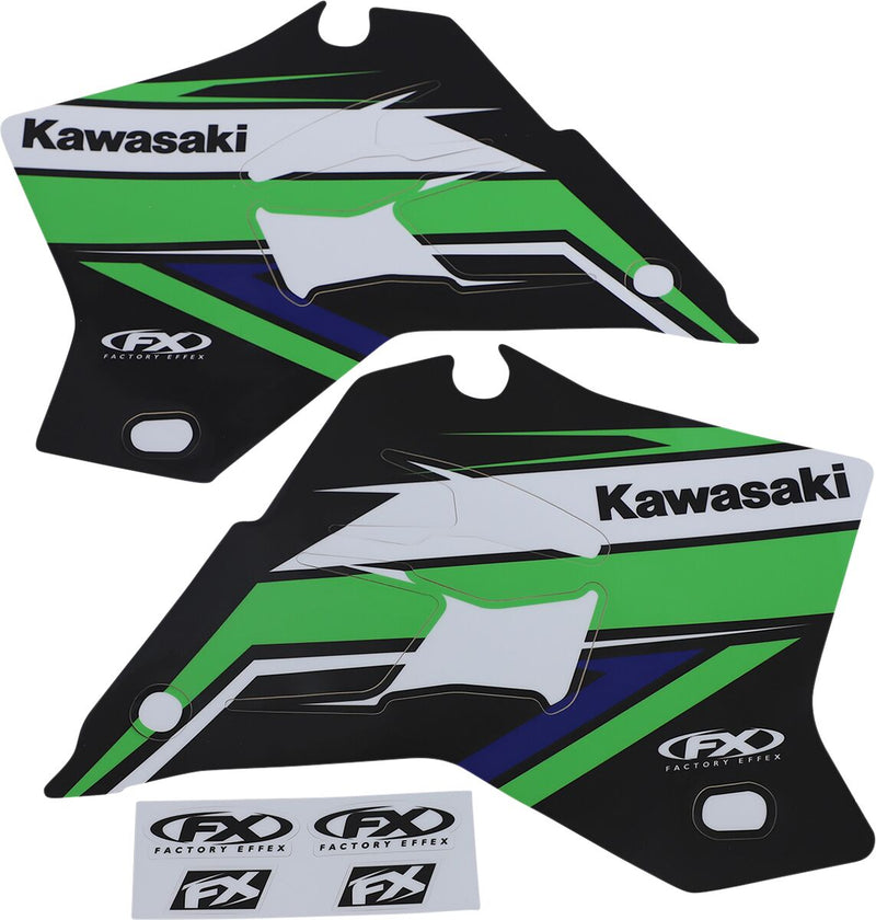 Factory Effex EVO18 Series Graphic Kit For Kawasaki KDX 200 1999